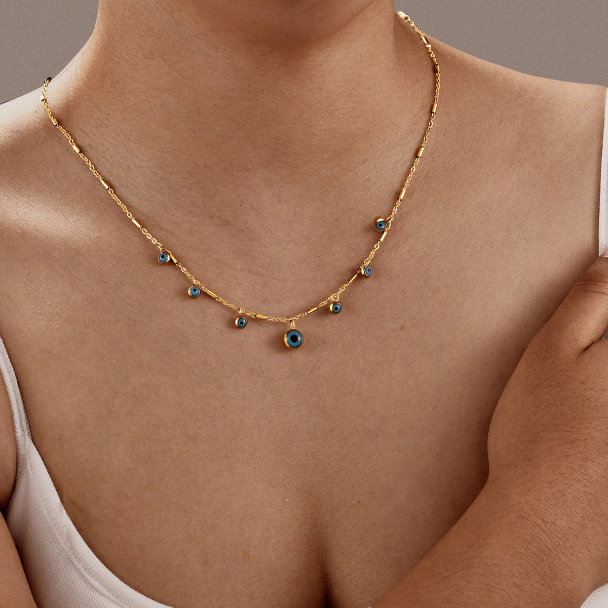Evil Eye (Nazar) Light Necklace