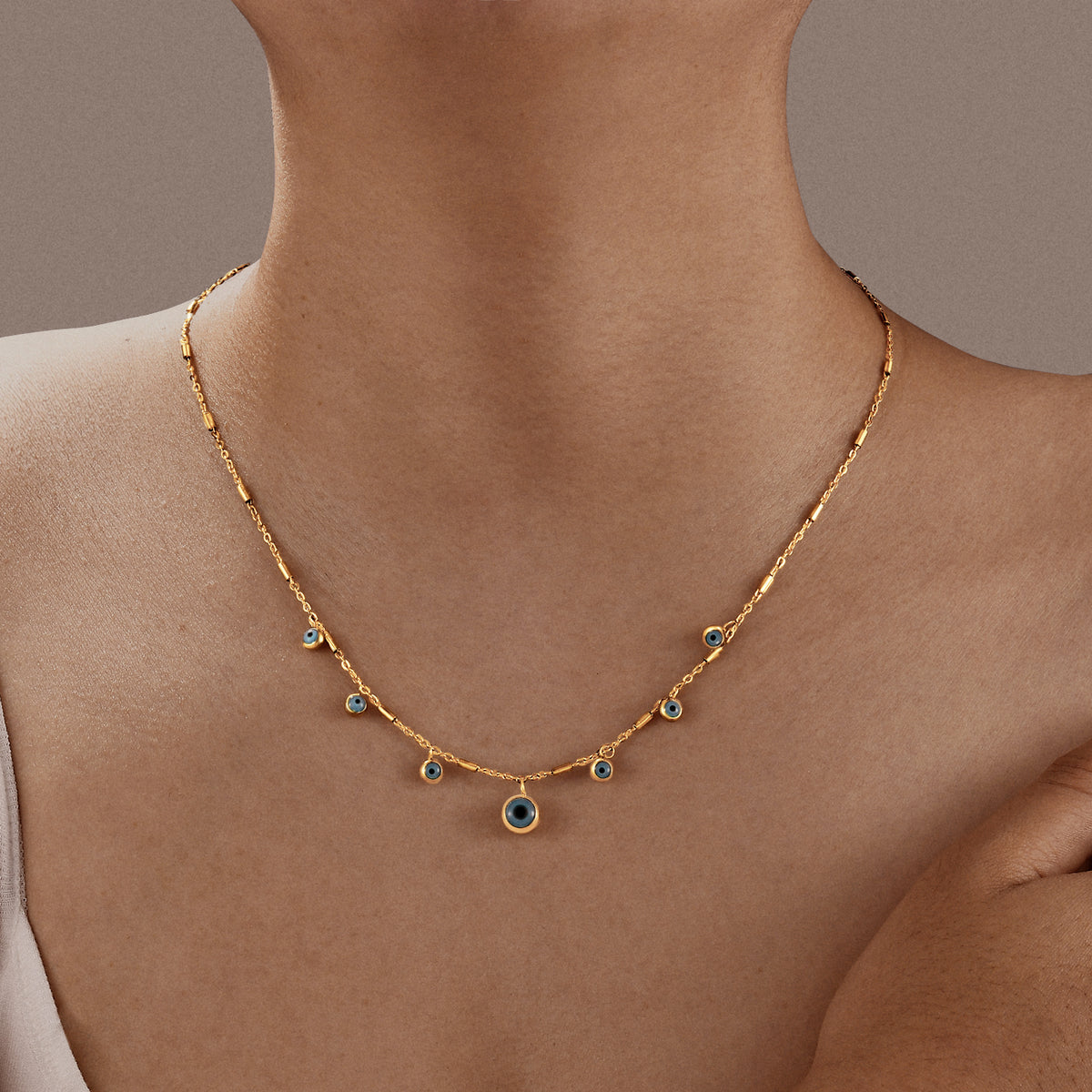 Evil Eye (Nazar) Light Necklace