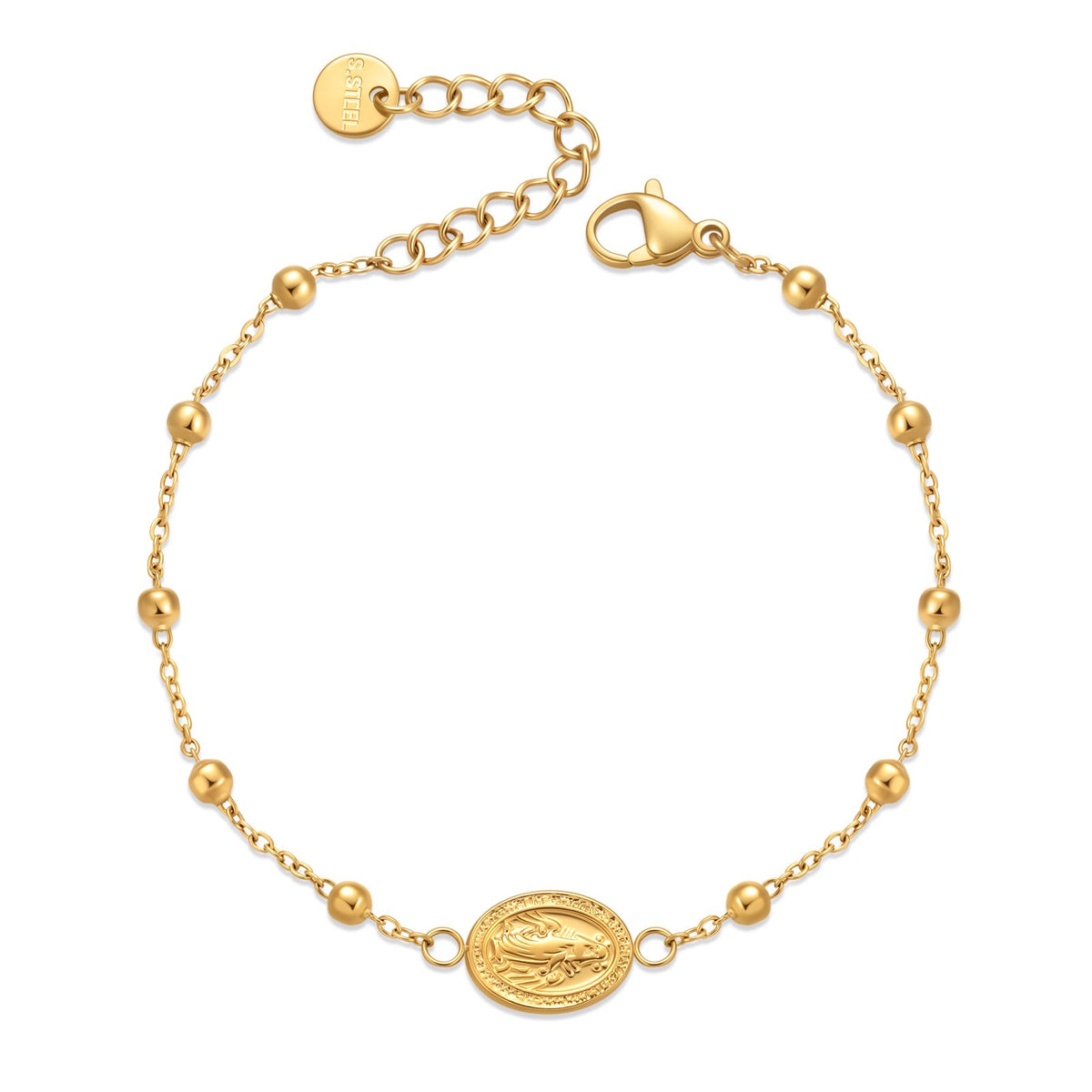 Virgin Mary Miraculous Medal Bracelet