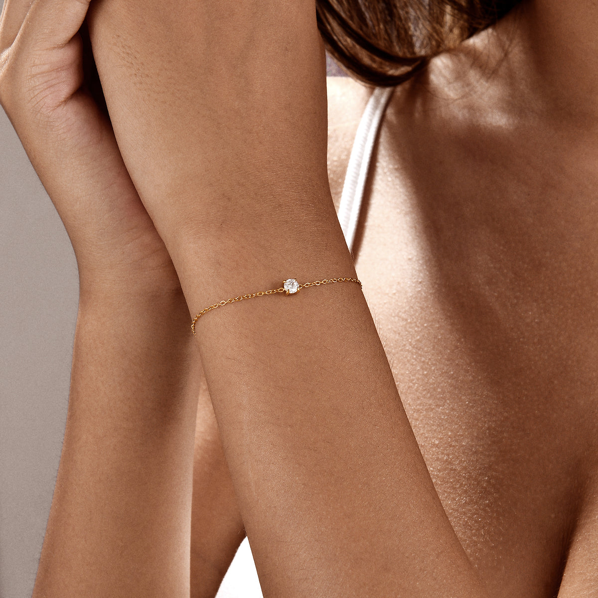 Star Solitaire Bracelet (4MM)