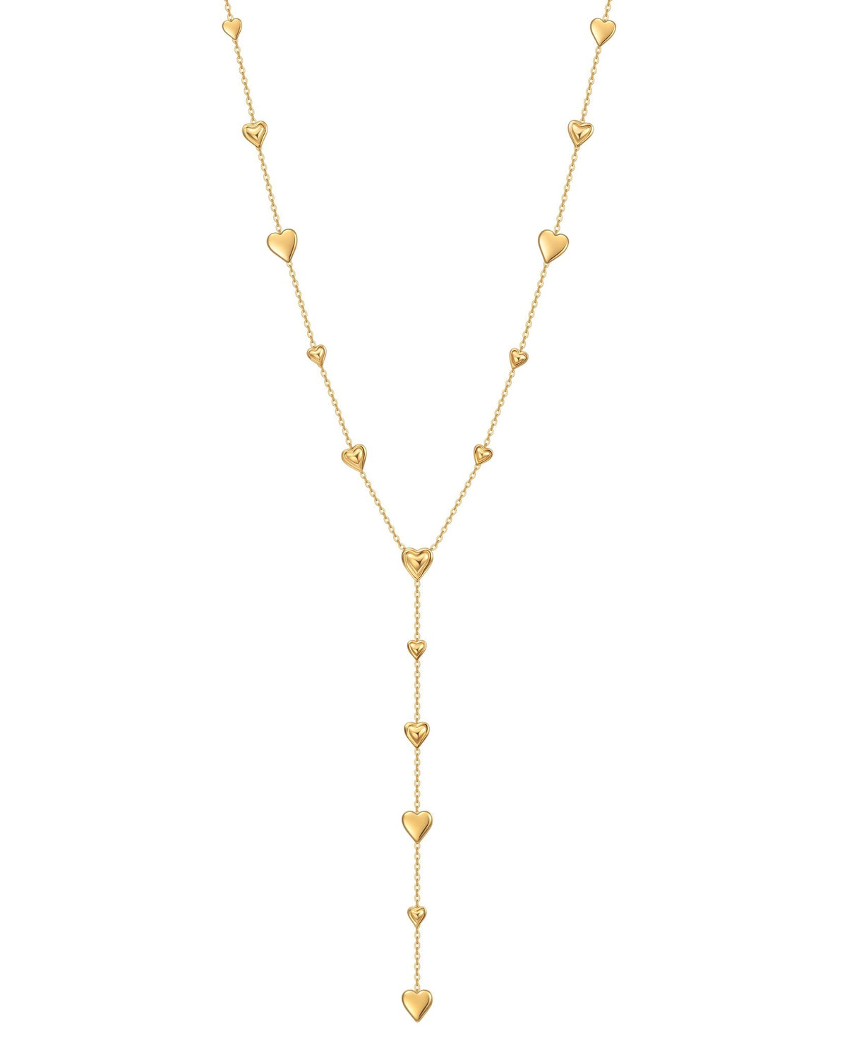 Heart Tassel Y-Necklace