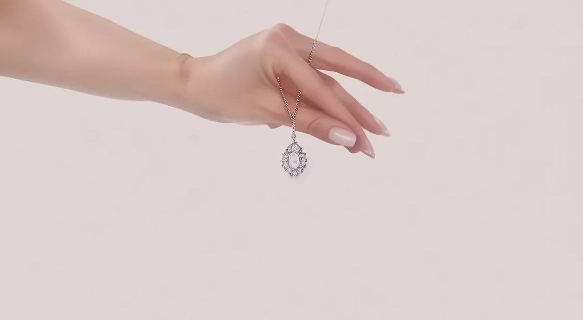Cross Tassel Zircon Necklace
